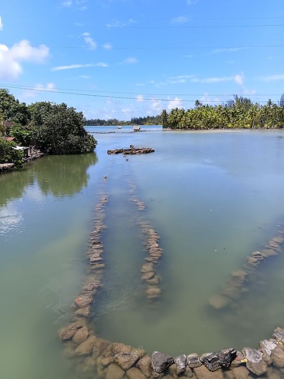 Pièges à poissons traditionnels de Huahine