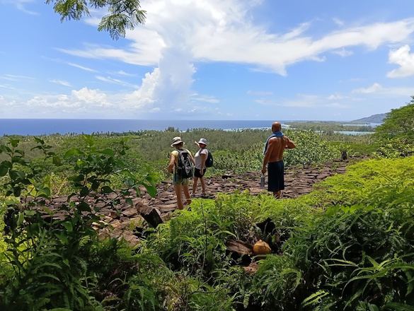 Randonnée sur les hauteurs de l'île